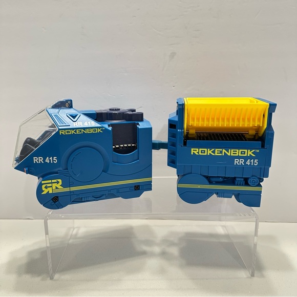 Vintage Rokenbok RR415 Monorail Train Car & Track Construction Toy Vehicle WORKS - Picture 3 of 14